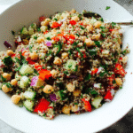 quinoa salad close-up healthy recipe