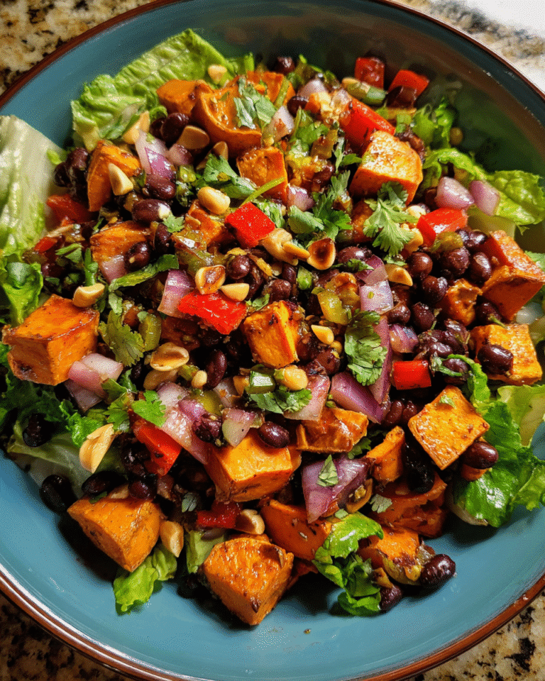 High-Protein Black Bean Salad with Citrus and Greens