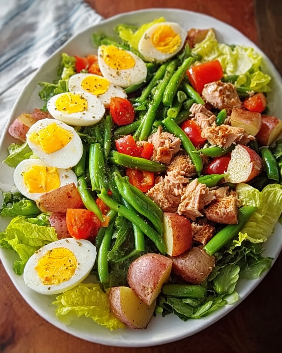 Tuna Nicoise Salad French Classic