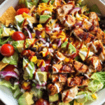 BBQ Chicken Salad with grilled chicken and ranch
