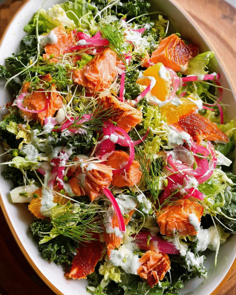 Celebration Salmon Salad holiday platter