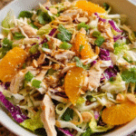Asian Chicken Salad overhead shot