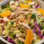 Asian Chicken Salad overhead shot