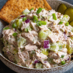 Cottage Cheese Tuna Salad overhead view