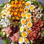 Fall Cobb Salad with autumn toppings