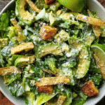 Fiesta Mexican Caesar Salad with cilantro-lime Caesar dressing