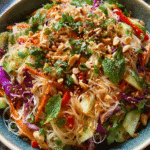 Ingredients for Spring Roll Salad with Spicy Ginger Dressing