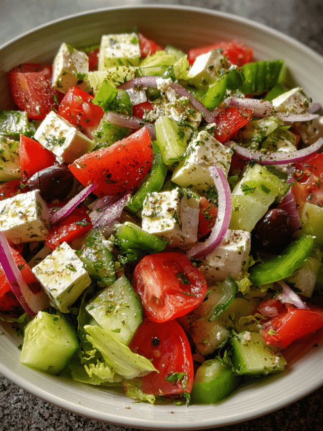 Mediterranean Greek Salad Recipe