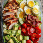 easy cobb salad meal prep containers