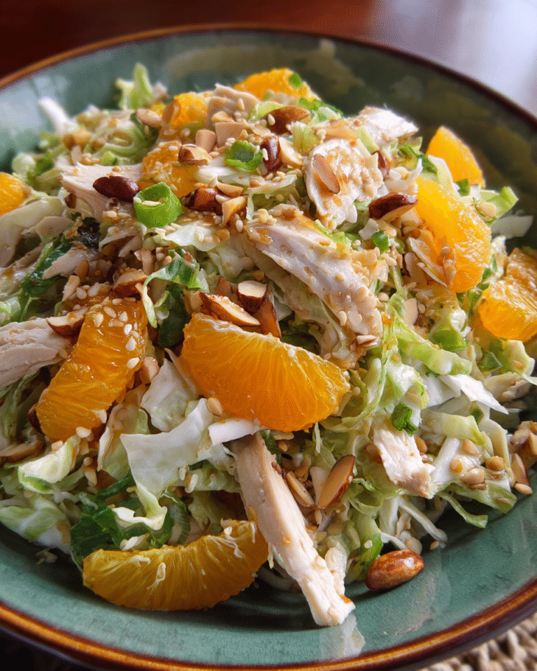 Healthy Chinese Chicken Salad in serving bowl
