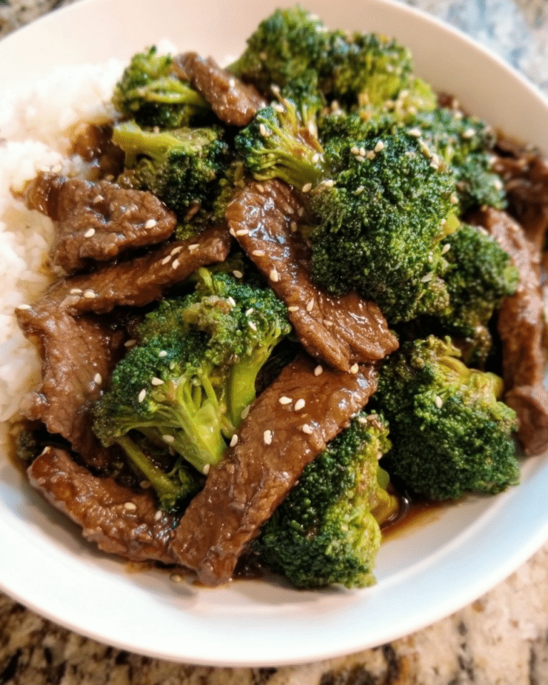Lightened-up beef and broccoli skillet with tender beef