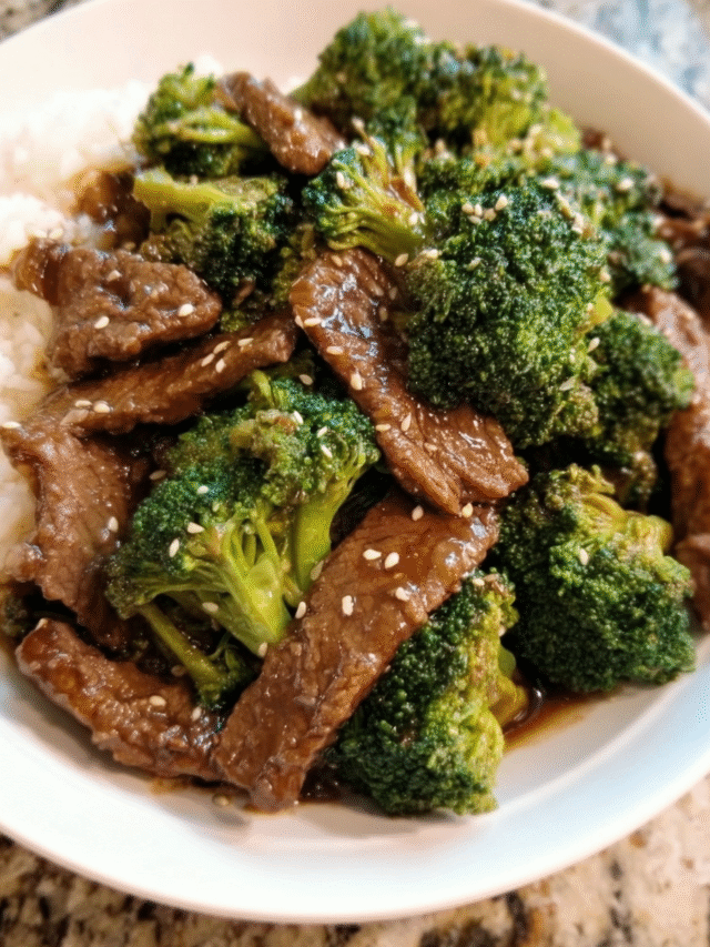 Lightened-up beef and broccoli skillet with tender beef