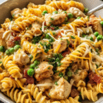 Creamy chicken ranch pasta cooked in one pot