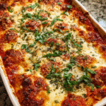 Healthy turkey lasagna sliced and served