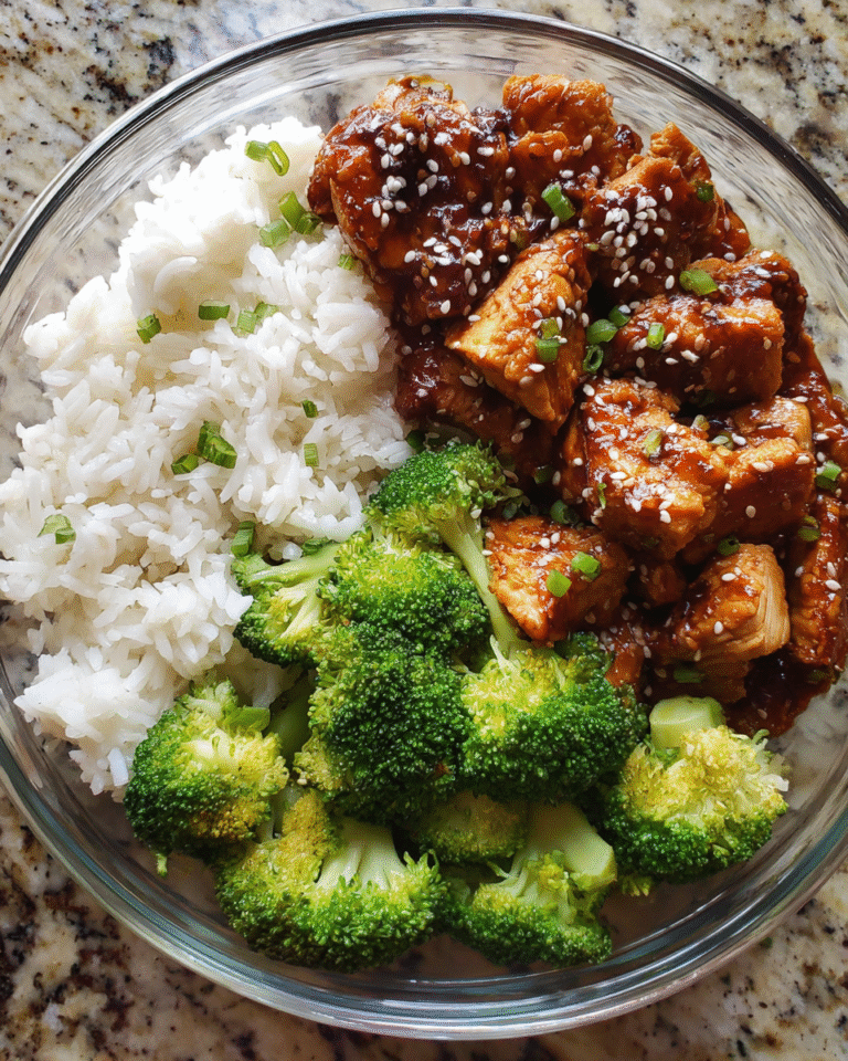 Teriyaki chicken meal prep with rice and broccoli in containers