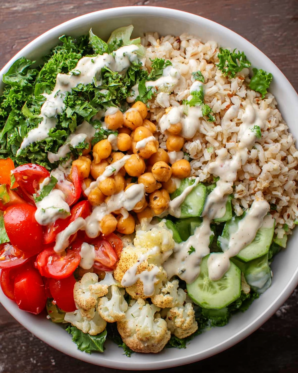 Chickpea Vegetable Rice Bowl – Fresh & Satisfying