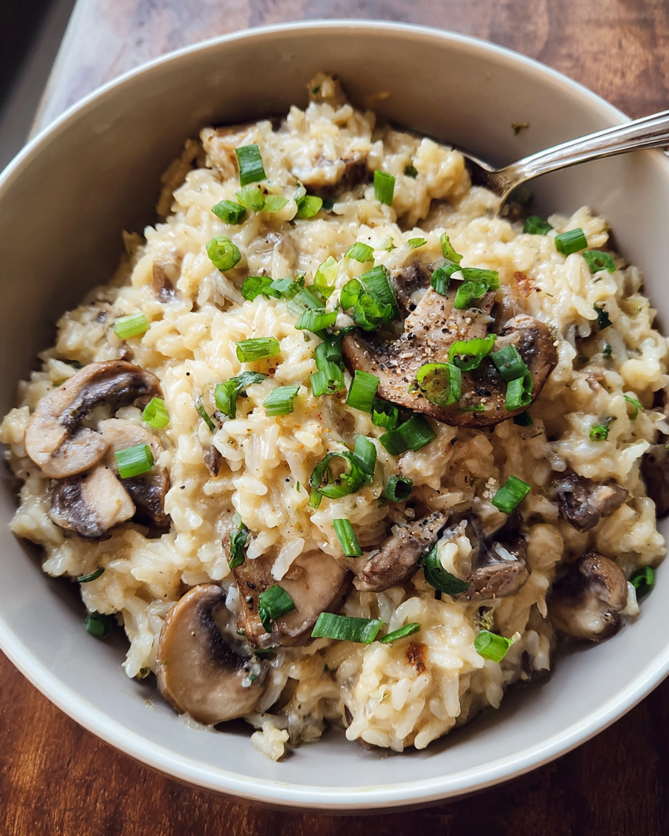 Creamy Mushroom Rice – Rich & Comforting Favorite