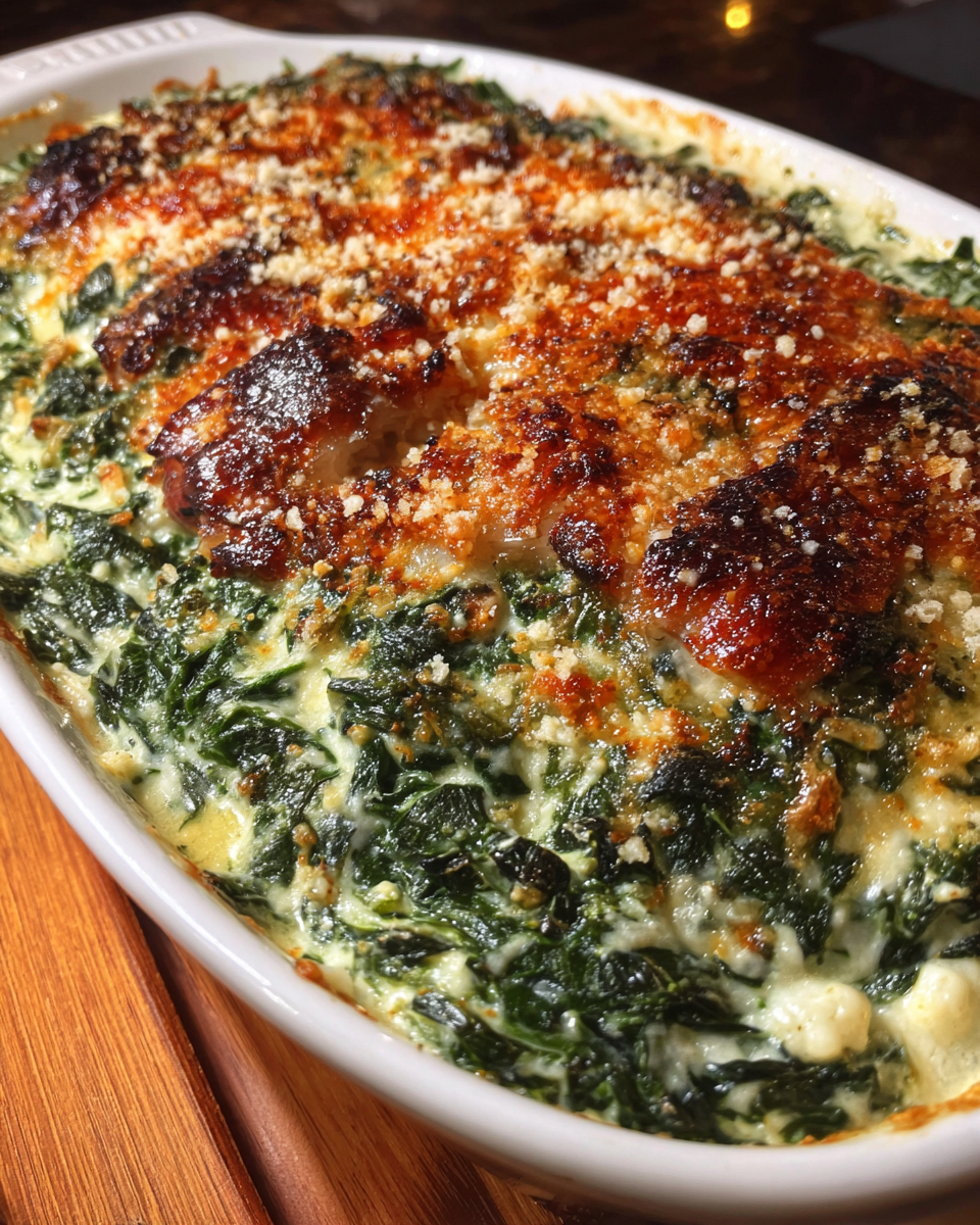 Creamy Spinach Bake – Rich & Easy Comfort Dish