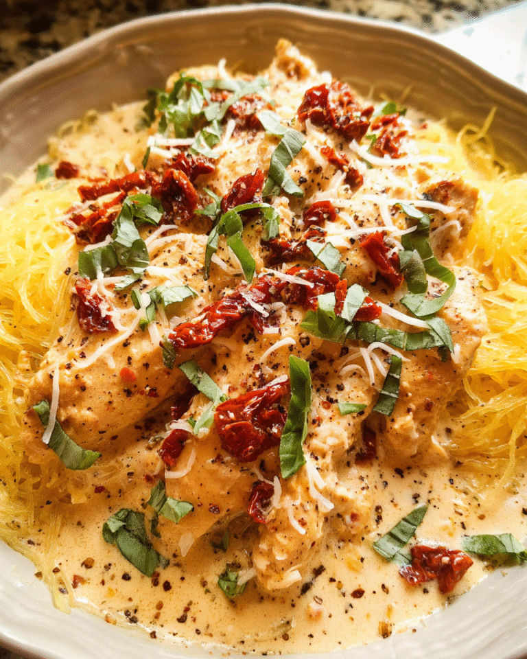 Creamy crockpot marry me chicken with sun dried tomatoes and parmesan sauce