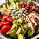 The mighty Cobb Salad recipe with chicken, avocado, eggs and blue cheese