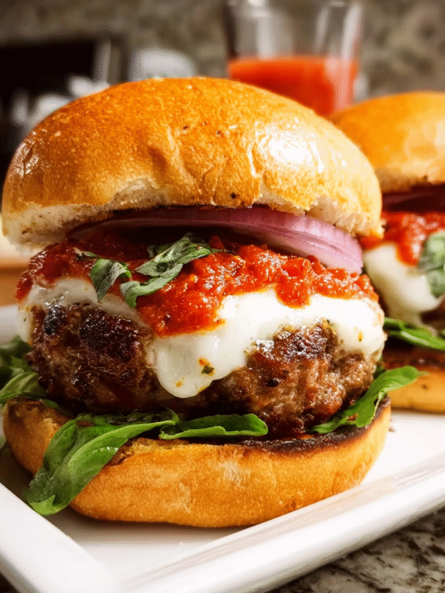 Easy Grilled Pizza Burger1